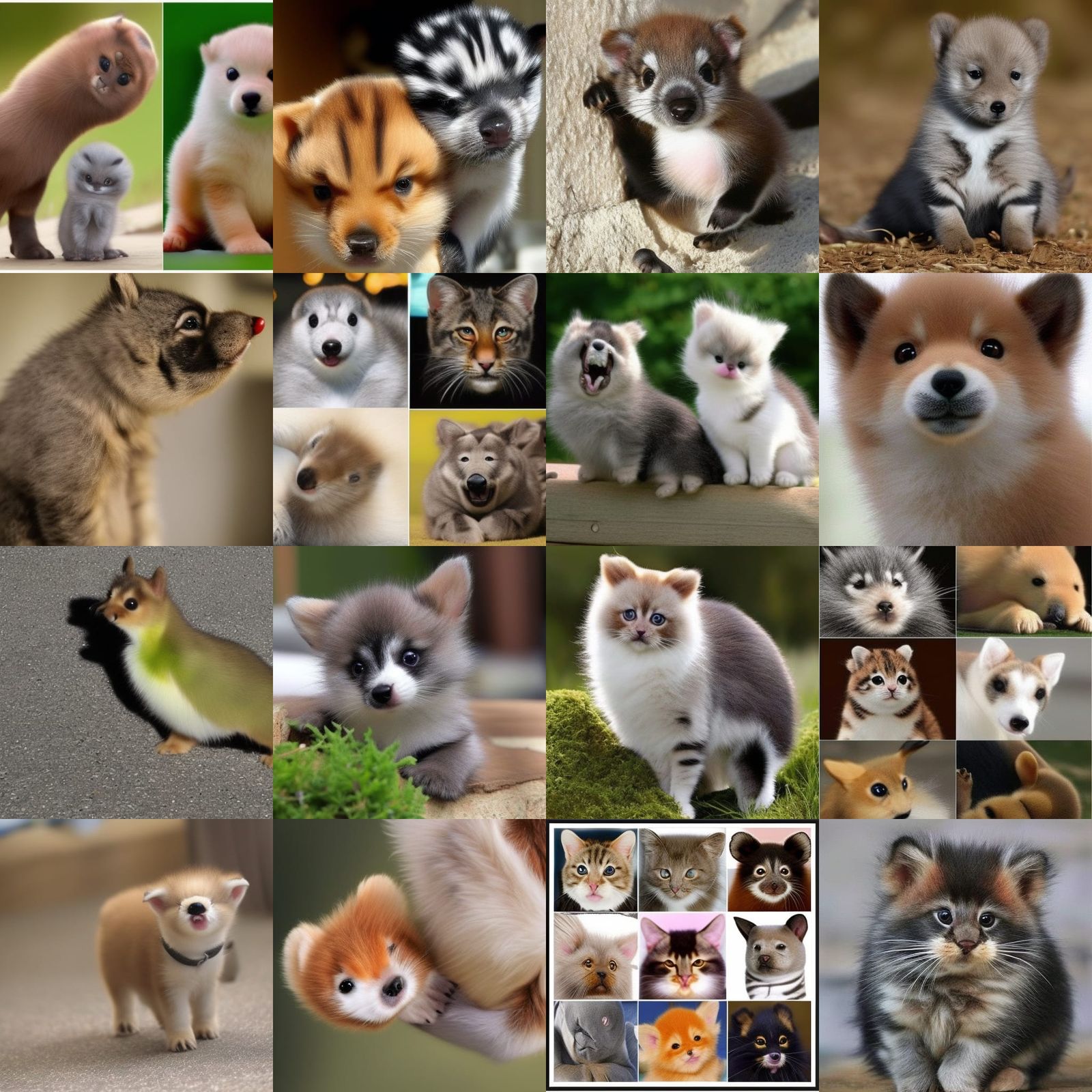 Adorable Animals Generated by AI