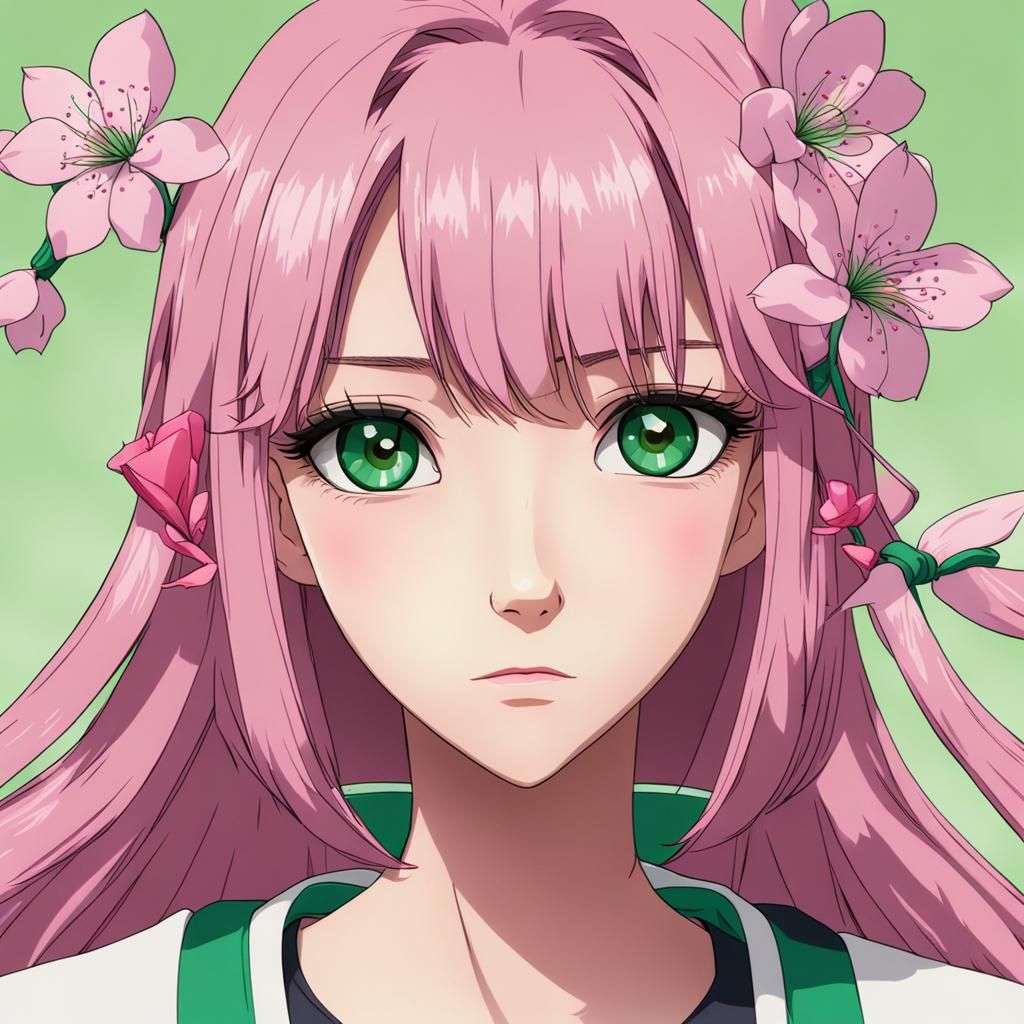 Sakura: A Digital Portrait of a Young Woman