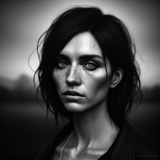 Striking Black and White Portrait Photography