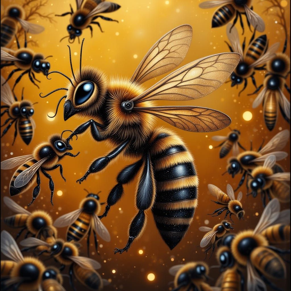 Queen Bee and her Workers