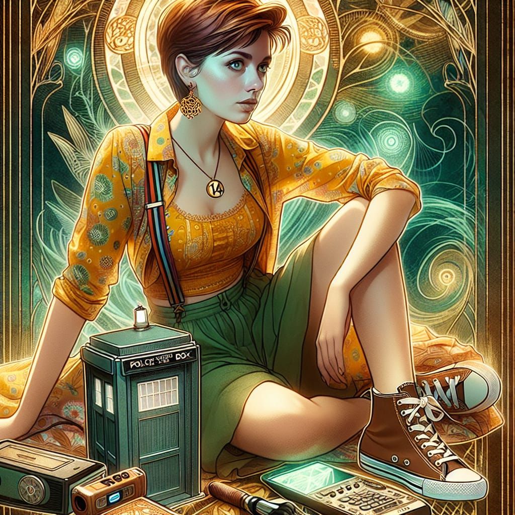 Tarot Card Featuring Ghost Hunting Activist