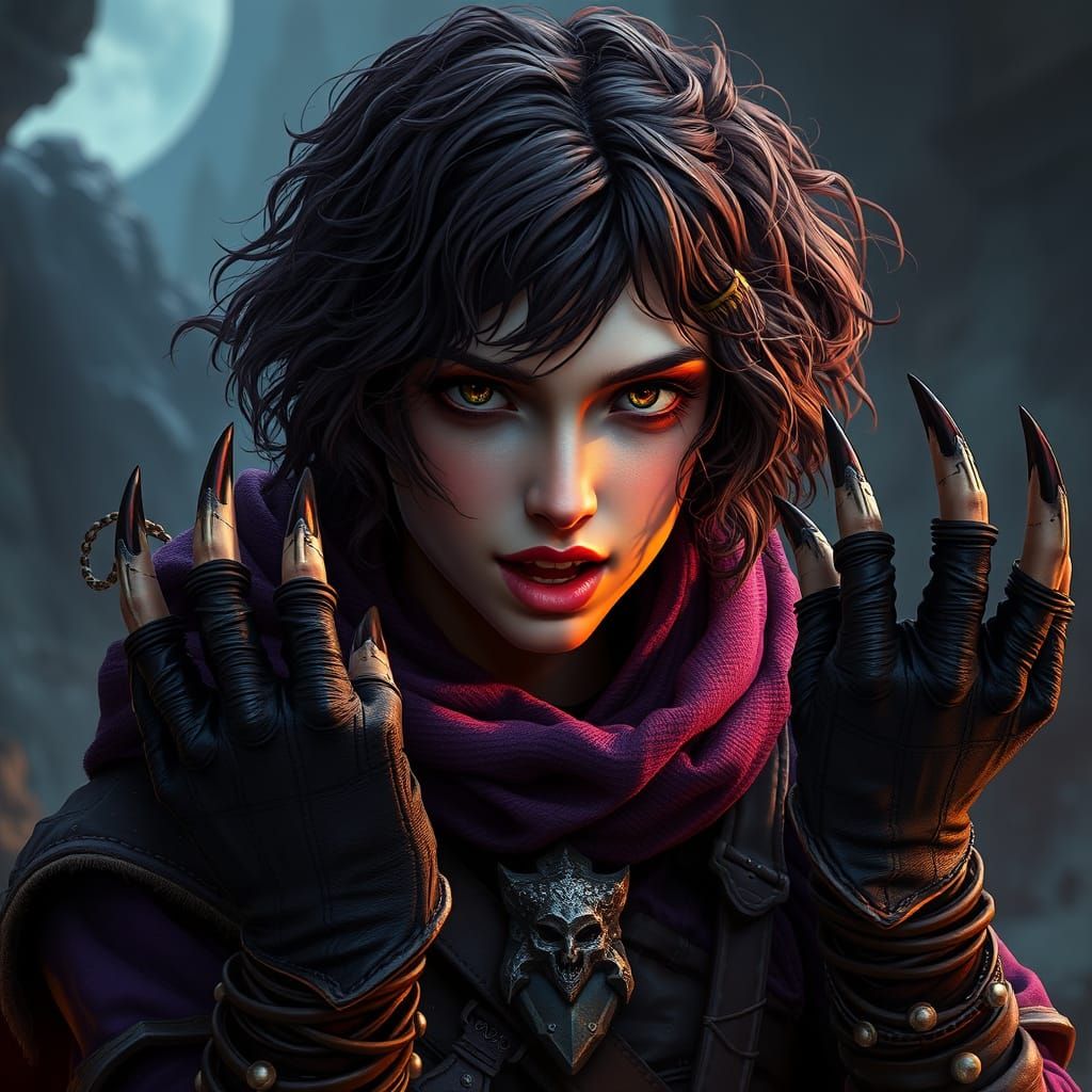 Hagraven: Daughter of the Reach Dark Fantasy Concept Art