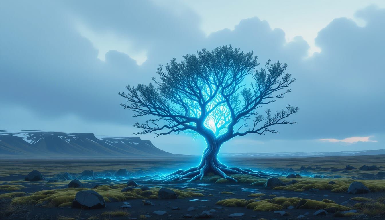 Icelandic Mystical Tree 3
