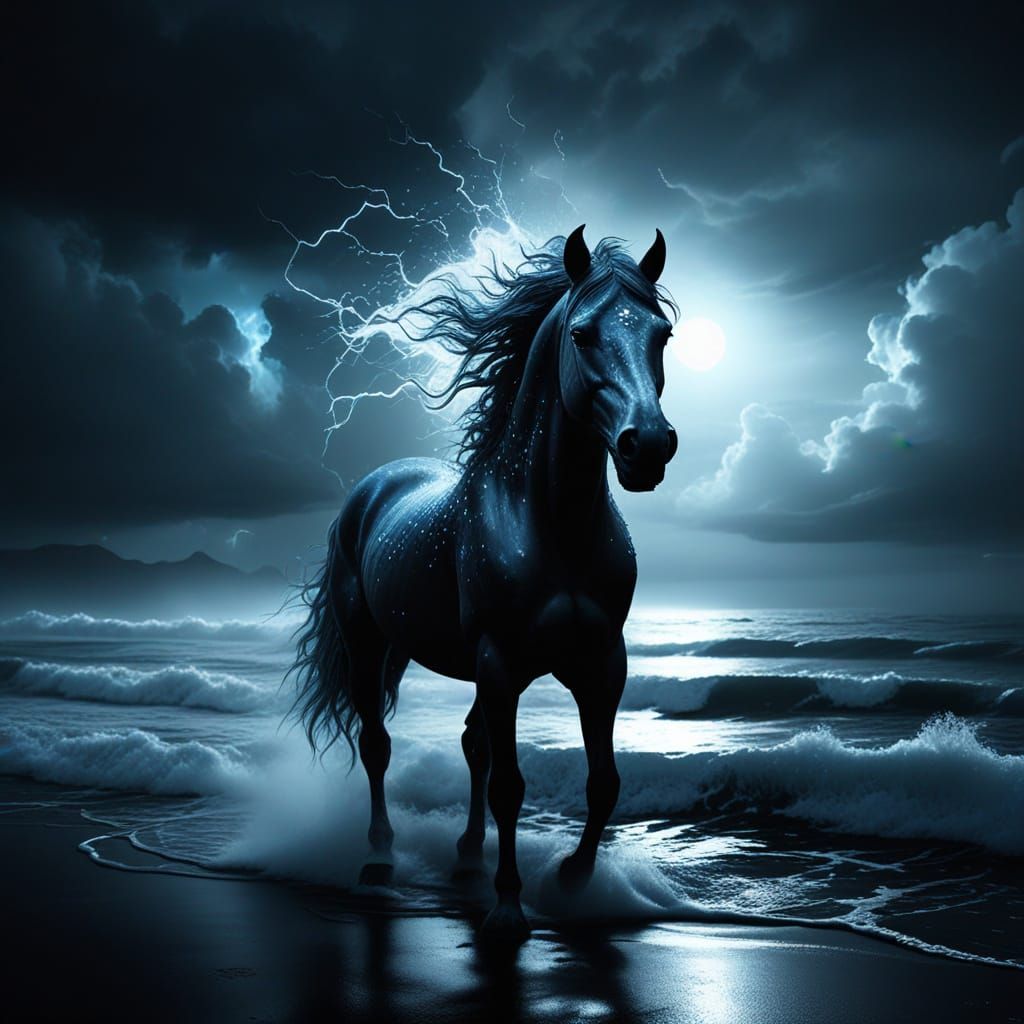 Ethereal Oceanic Equine Surrealism