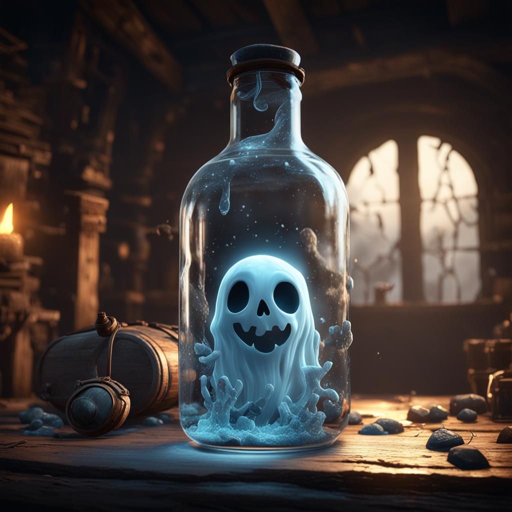 Ghost in a Bottle: 3D Game Cinematic