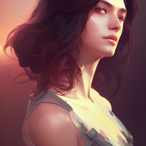 Detailed Portrait with Dynamic Lighting