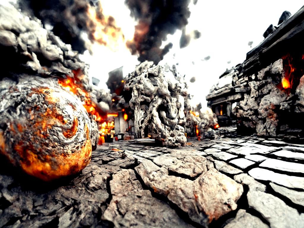 Hyperdetailed Armageddon Scene in Unreal Engine 5