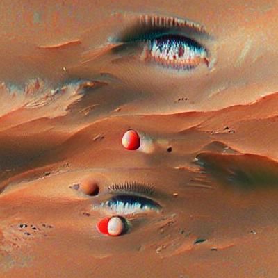 AI Generated Image of the Planet Mars