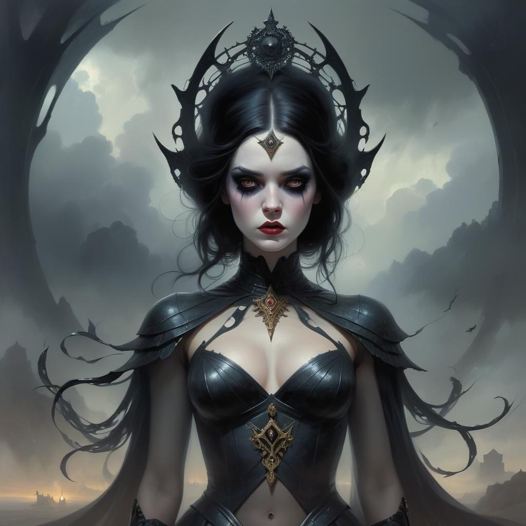 Grimdark Fantasy Art Illustration