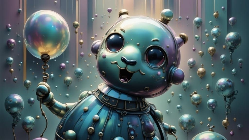 Vibrant Dreamscapes in Whimsical Fantasy Style