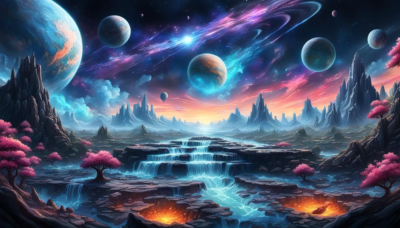 Spacecore Splash Art: Immersive Music Experience