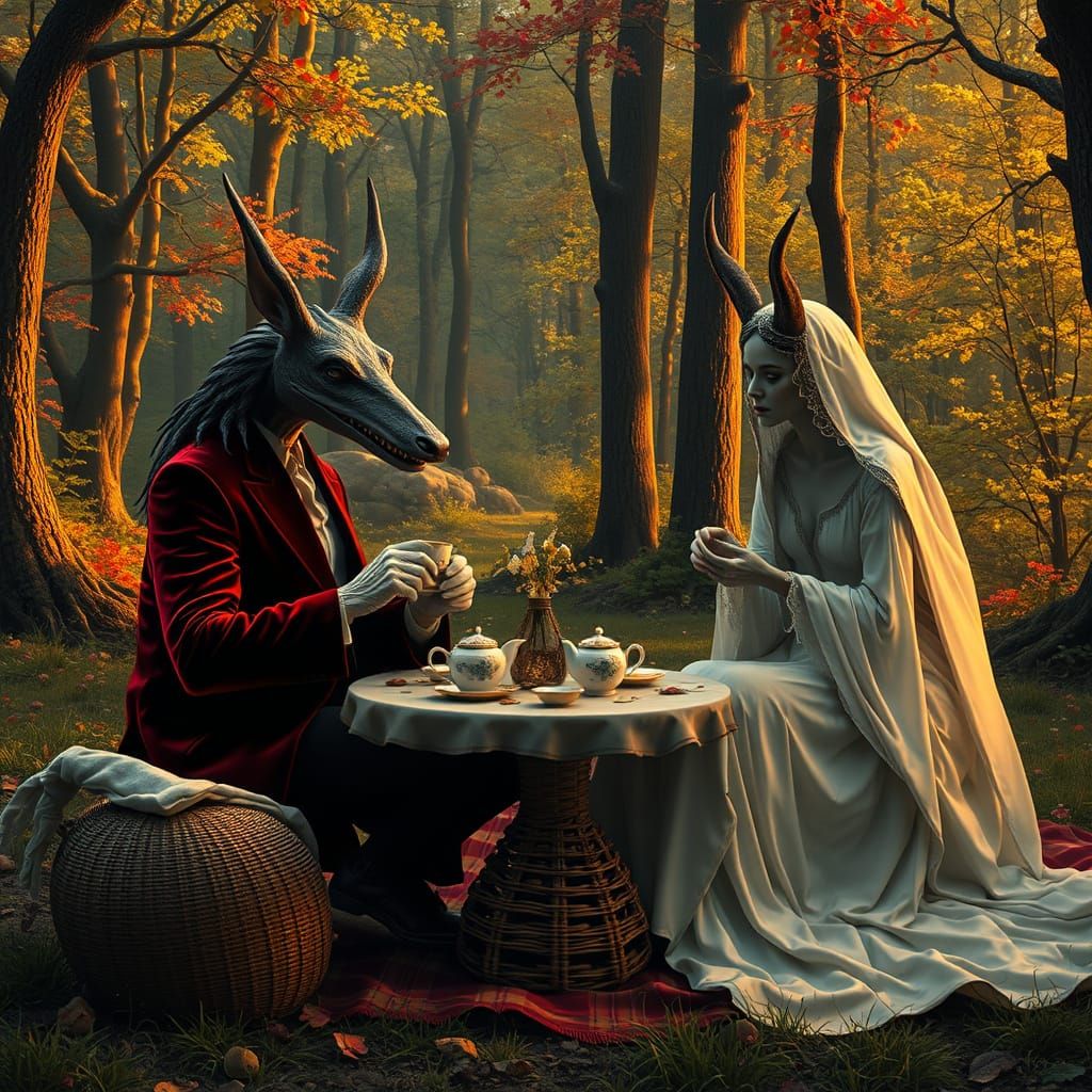 Mythical Tea Party in Enchanted Forest