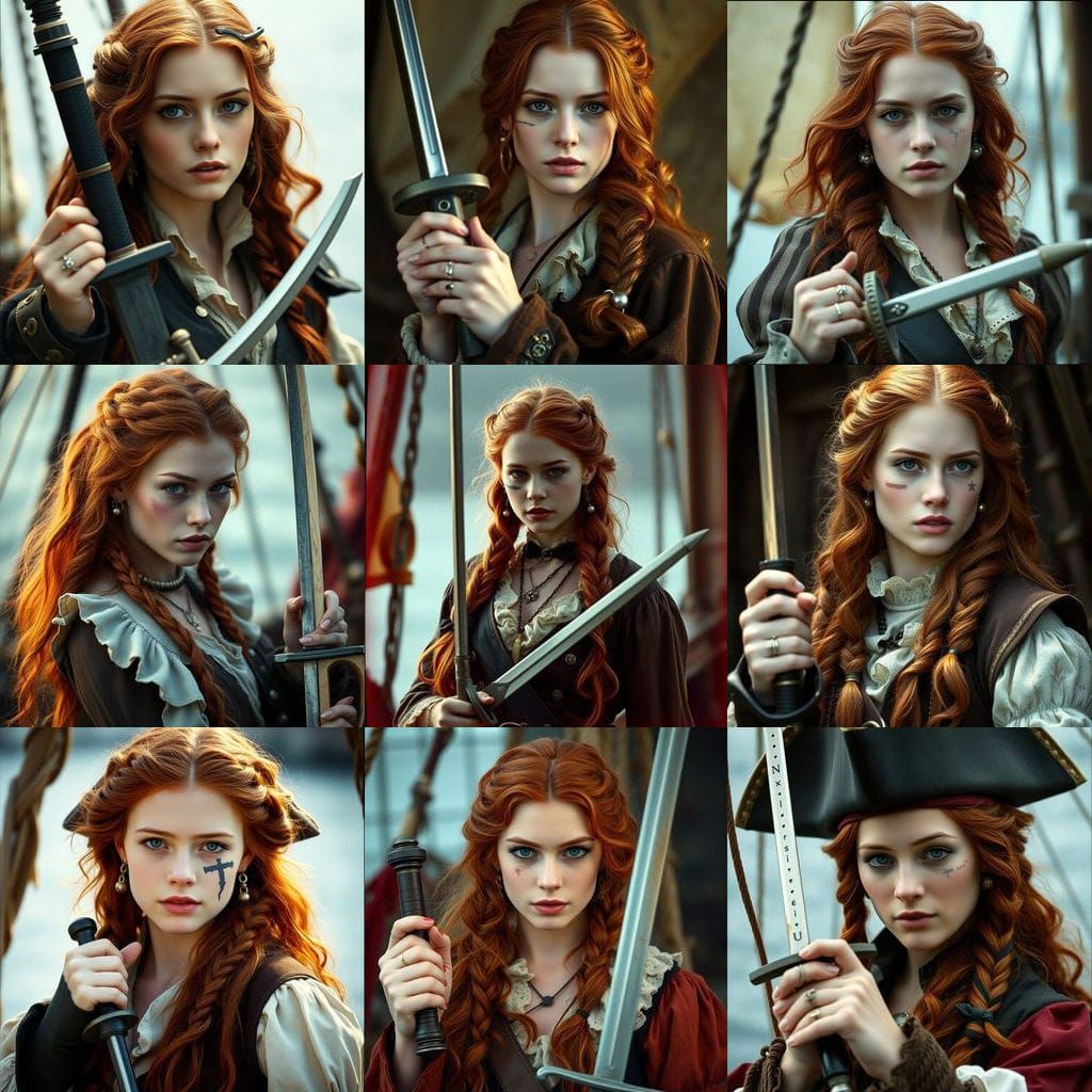 Baroque Pirate Maiden Reveals Scars and Splendor