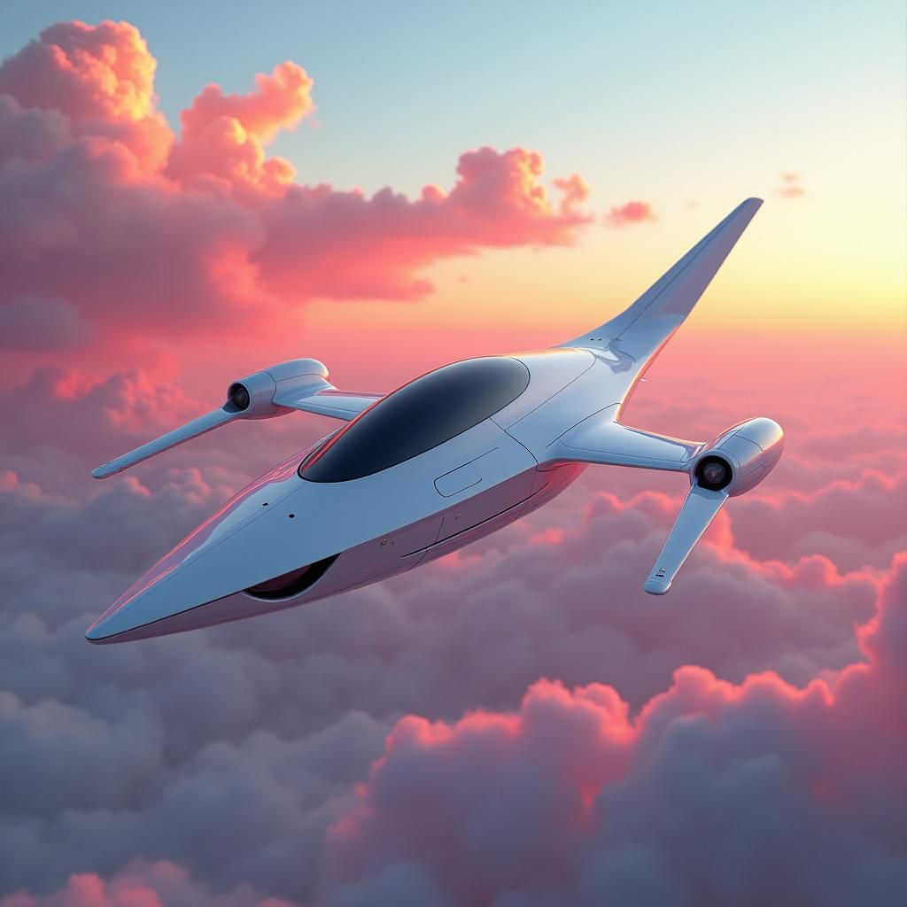 Futuristic Drone Concept Art in Unreal Engine 5