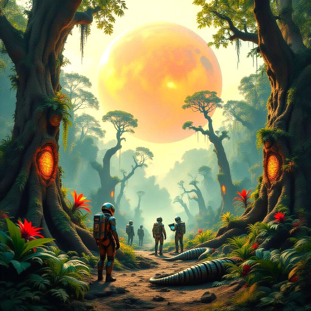 Abandoned World Explored by Future Humans and Metal Worms