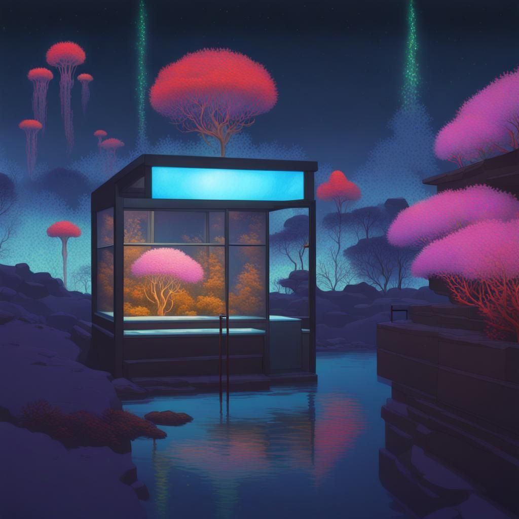 16k resolution, art by Claude Monet, Hasui Kawase, Abdur-Rah...