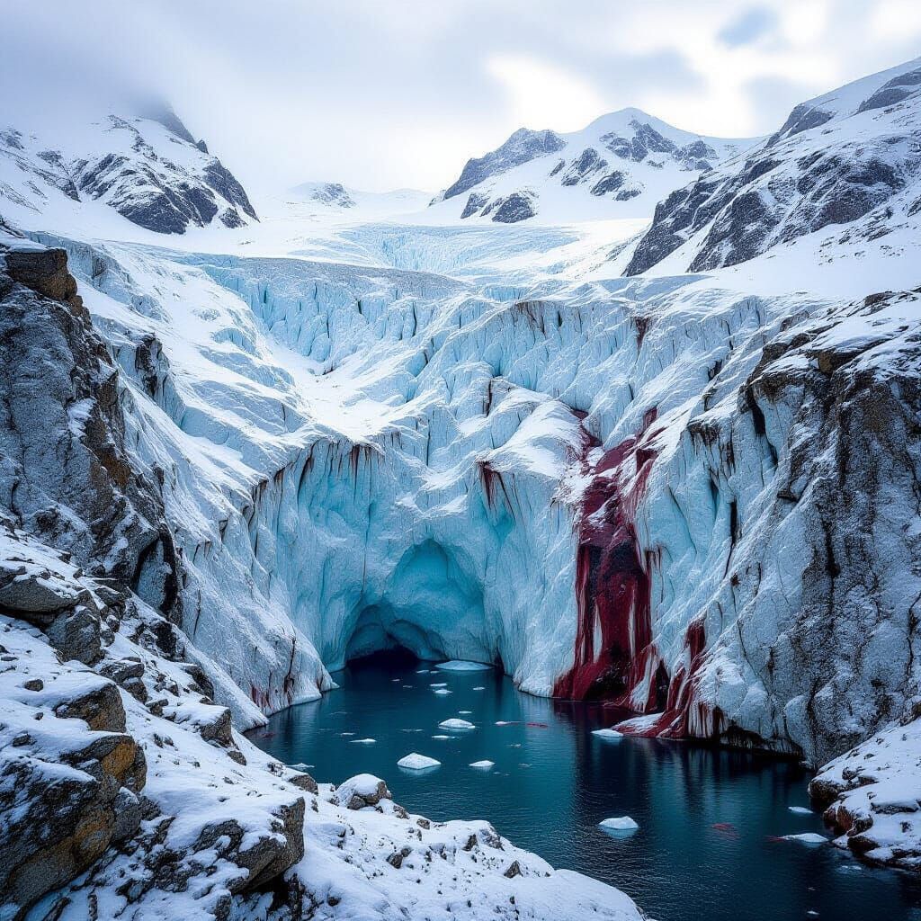 Blood Falls: Antarctica's Crimson Glacier Mystery