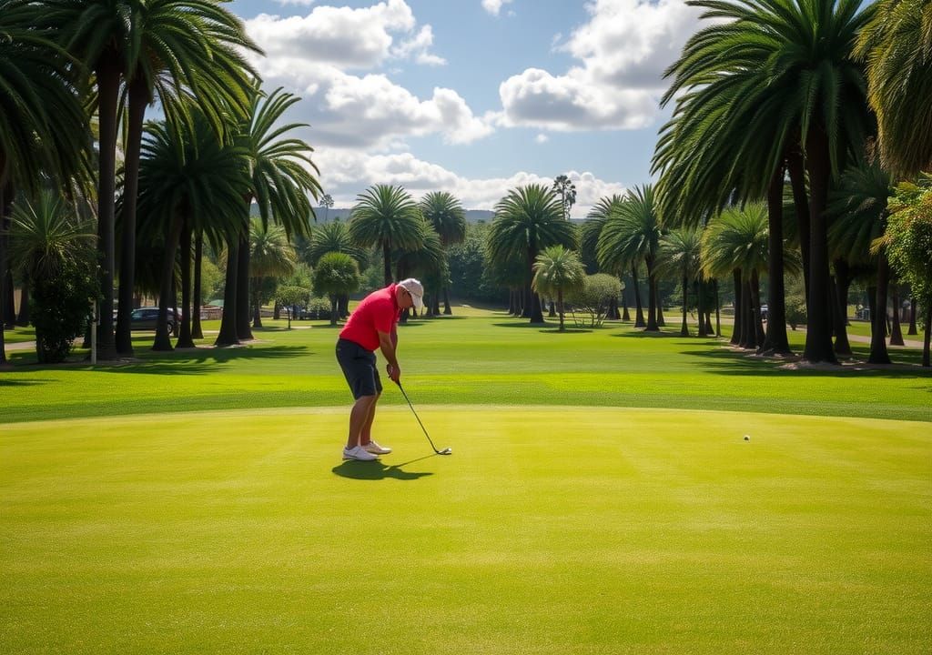 AI Interpretation of a Golf Course