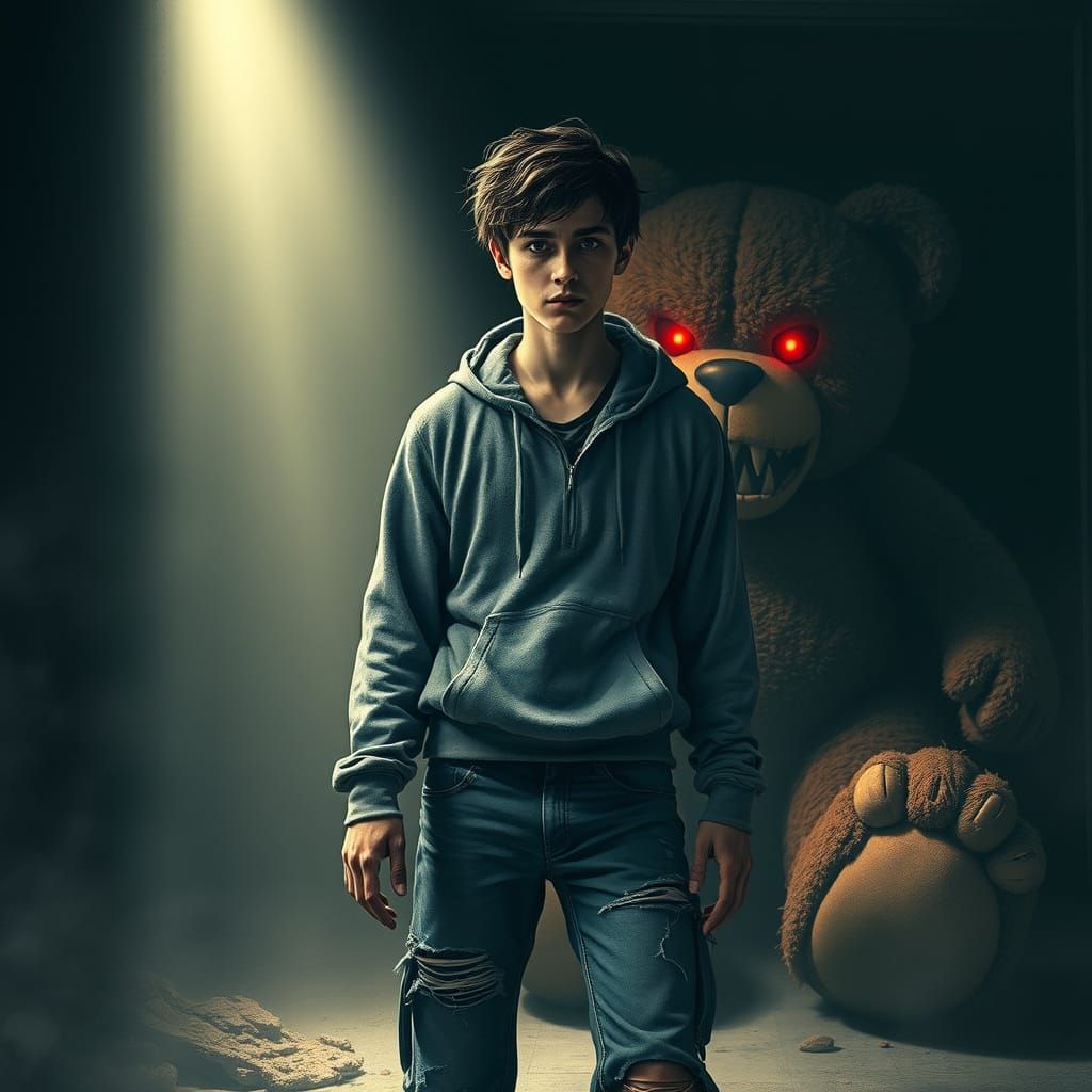 Frozen Terror in a Desolate Nightmare Scene