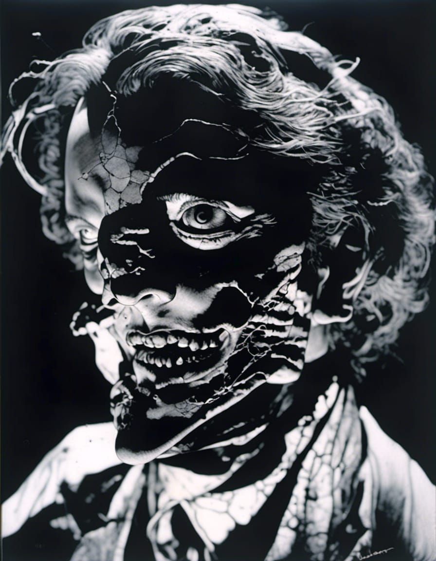 Ethereal Snarl: A Watercolor and Ink Masterpiece