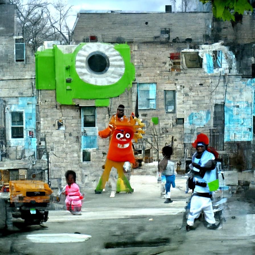 Yo Gabba Gabba in a Gritty Urban Style