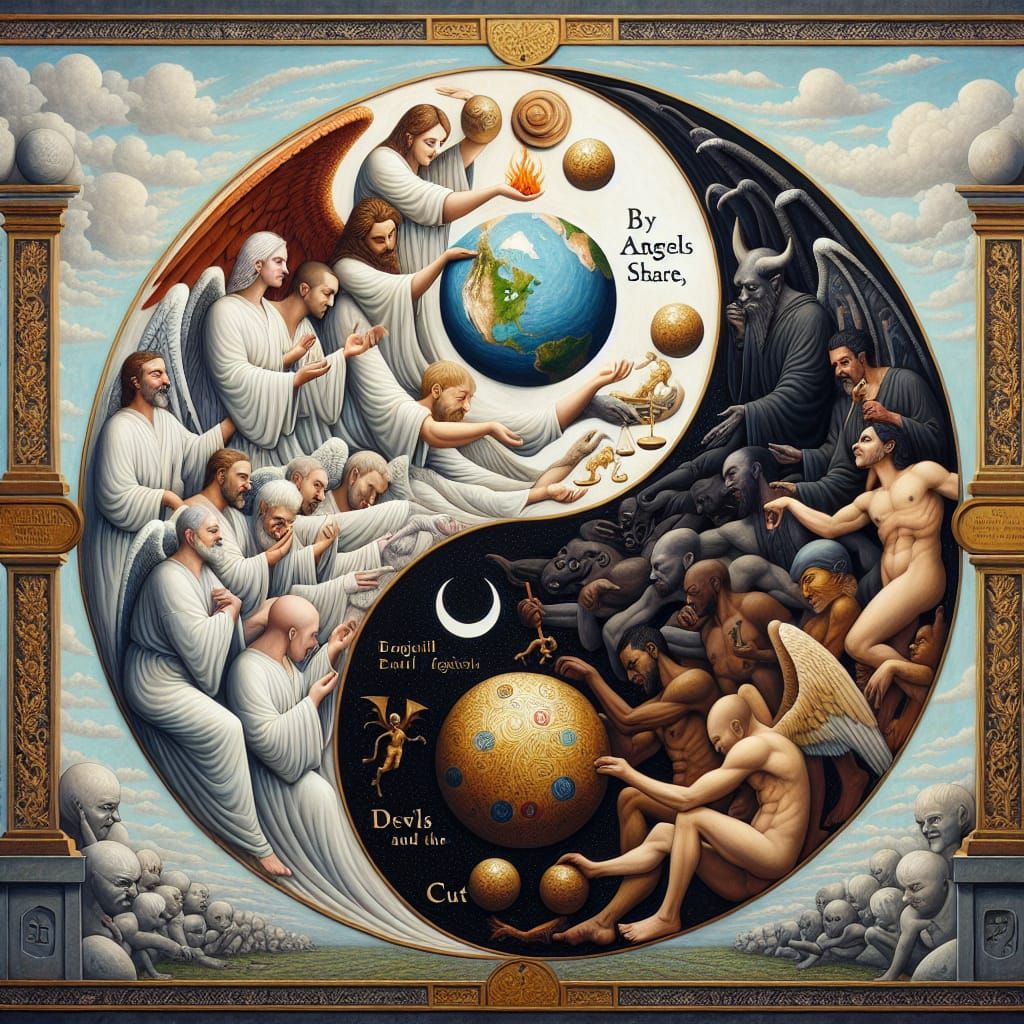 Angels and Devils: A Magic Realism Yin Yang