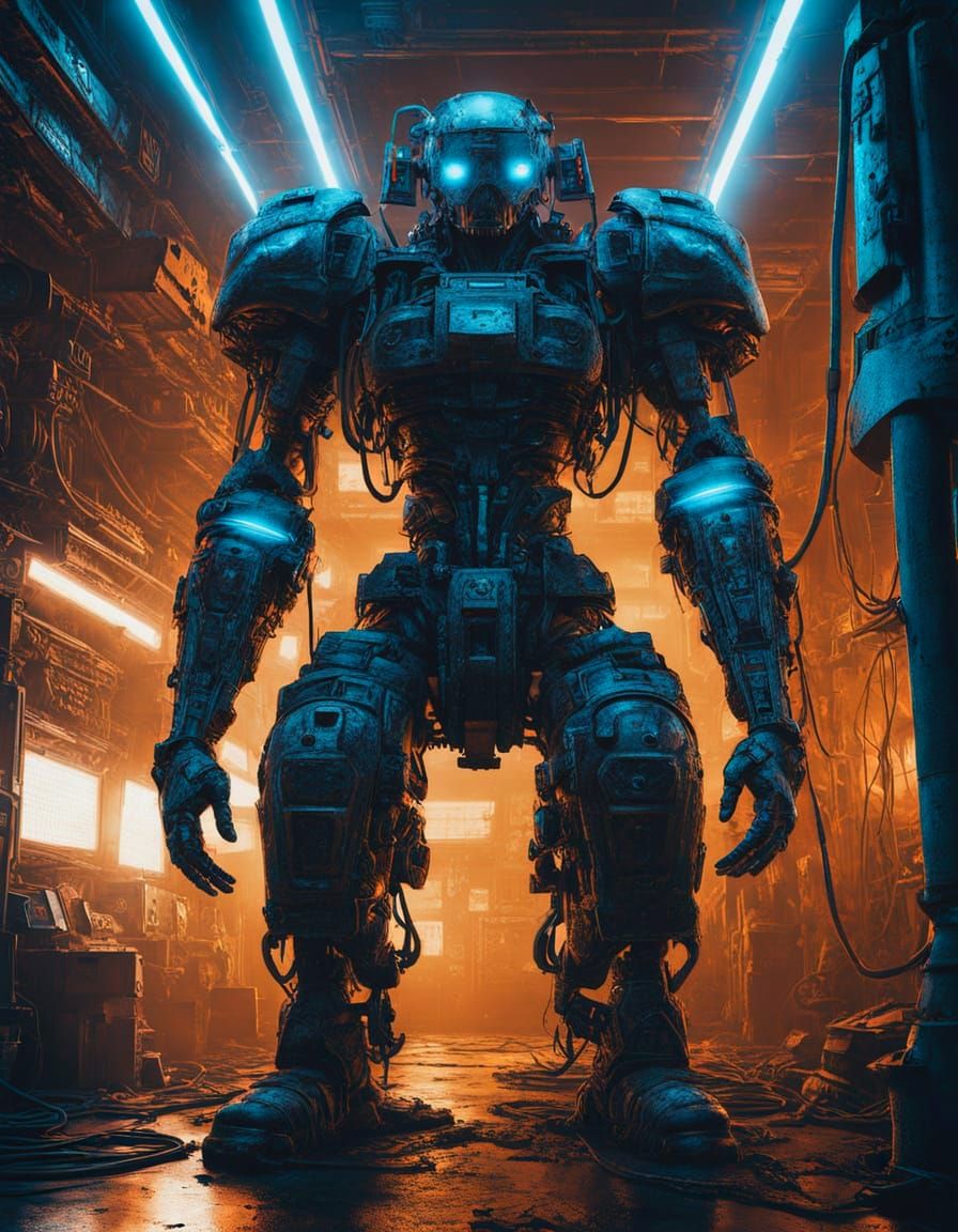 Biopunk Robot in Development