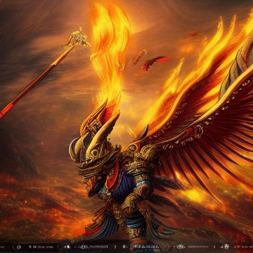 Garuda's Epic Battle: Flaming Sword vs Hiranyakashipu