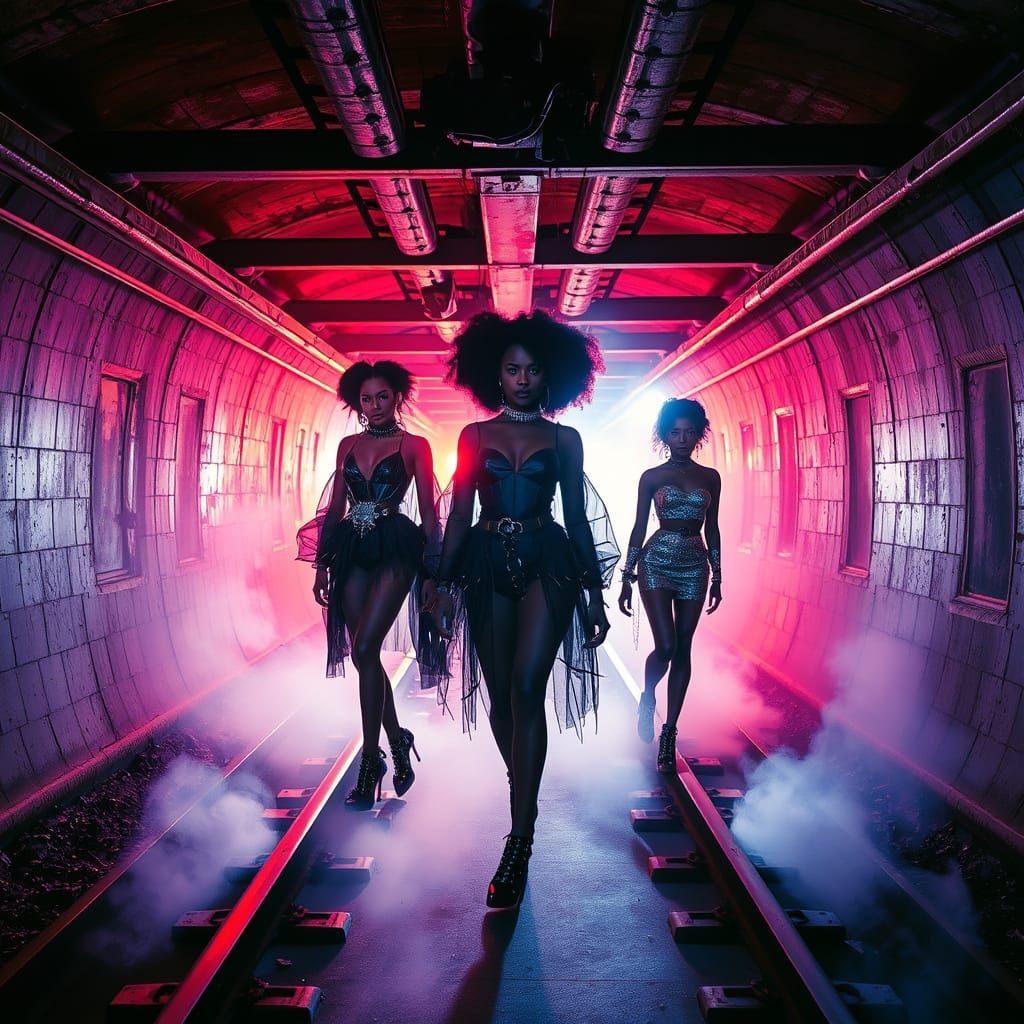 Subway Sirens - The Gel Photography Series