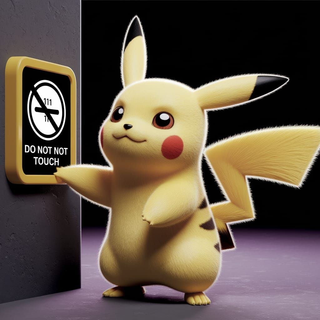Pikachu in a Moment of Tension, Comic Book Art