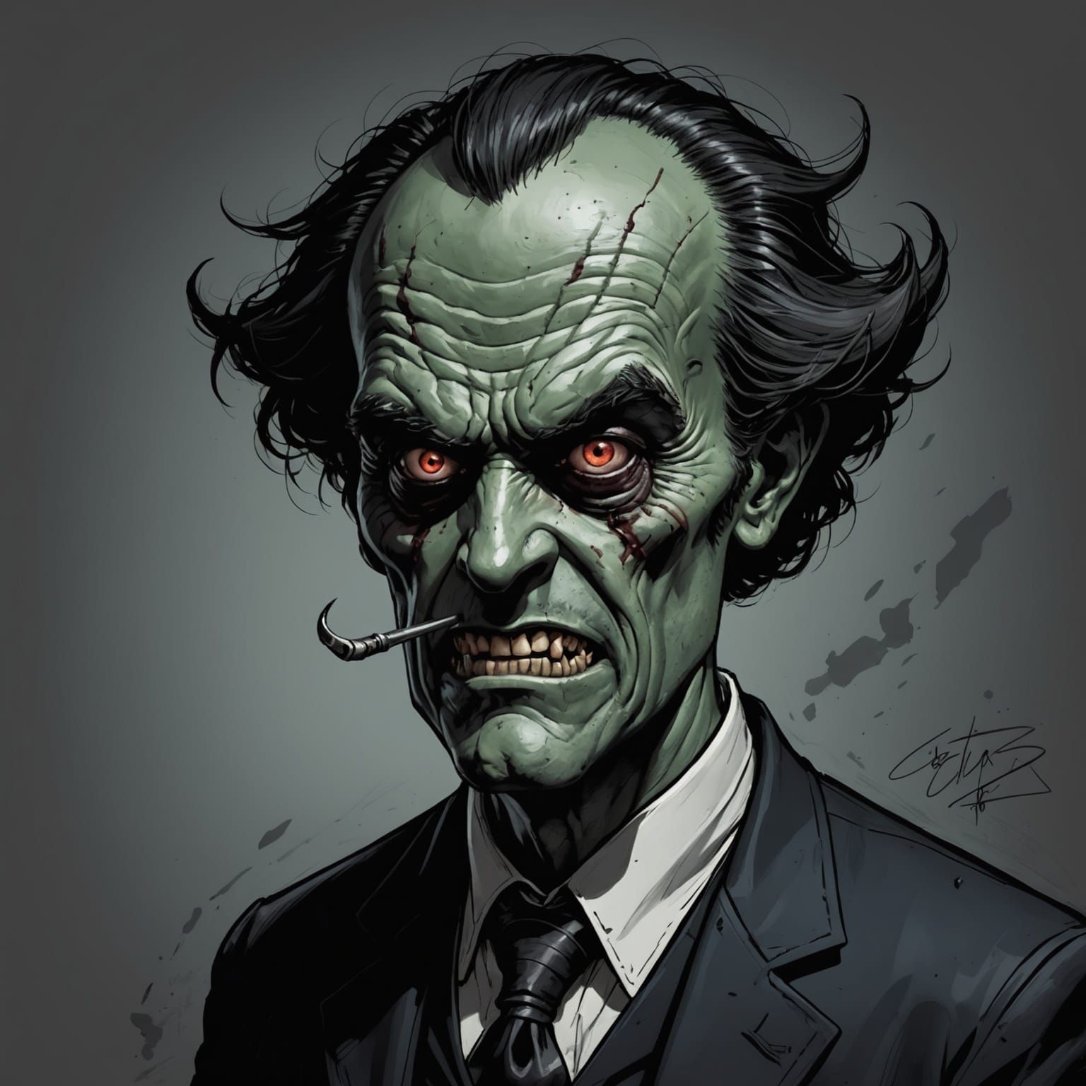 Grimdark Caricature Art