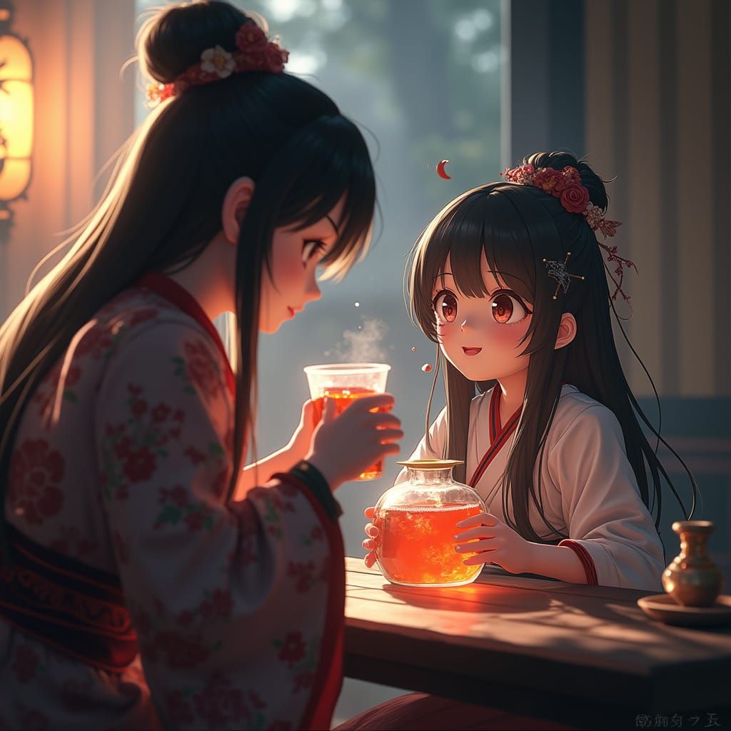 Mao Mao Caught Drinking Fish Potion by Jinshi in 3D Anime St...