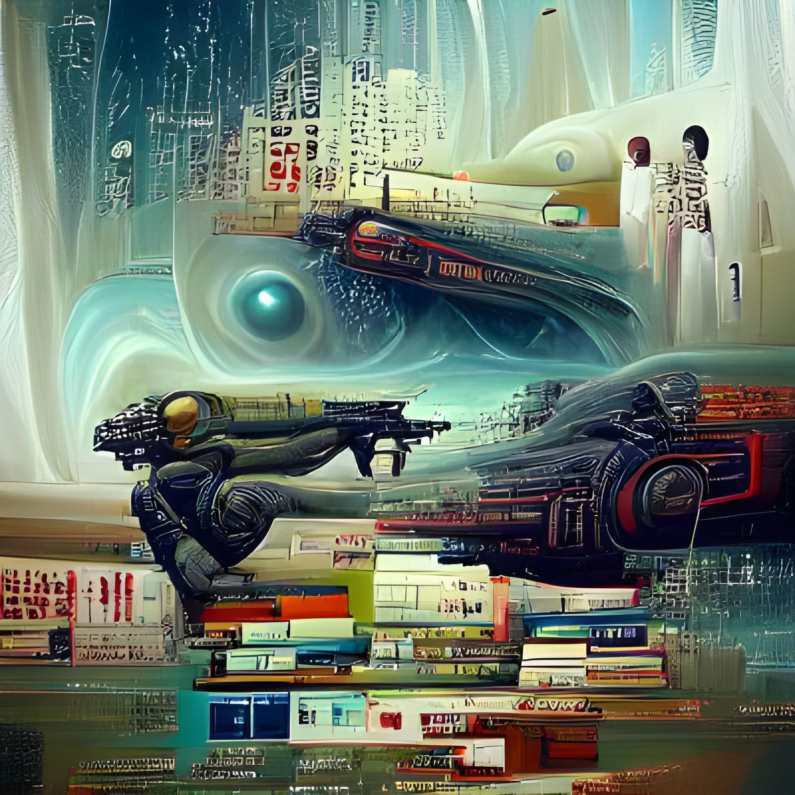 Abstract Science Fiction Art