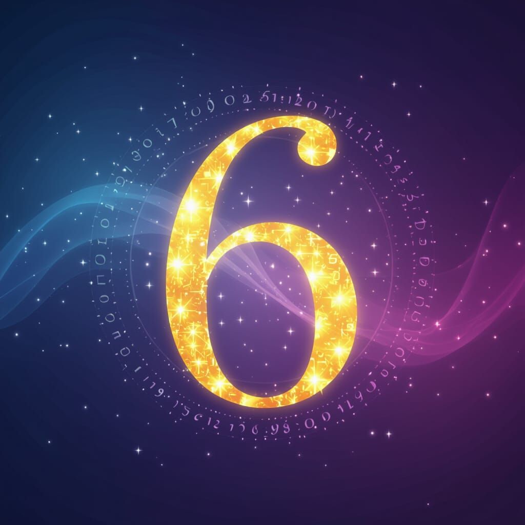 Golden Number 6 Numerology Forecast with Cosmic Gradient