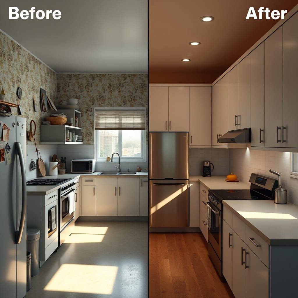 Modern Kitchen Renovation: Before and After