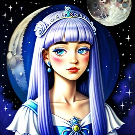 Pretty Moon Princess Fantasy Image