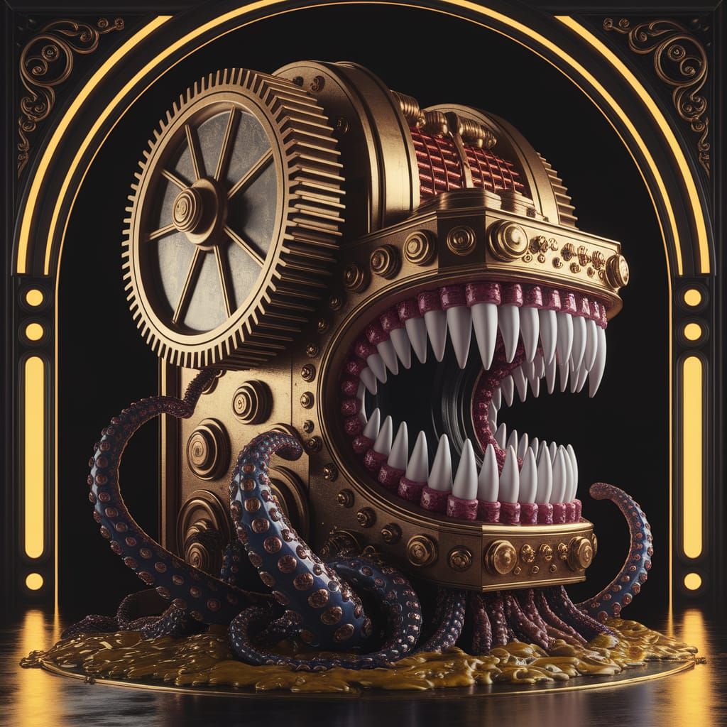 Retro document shredder