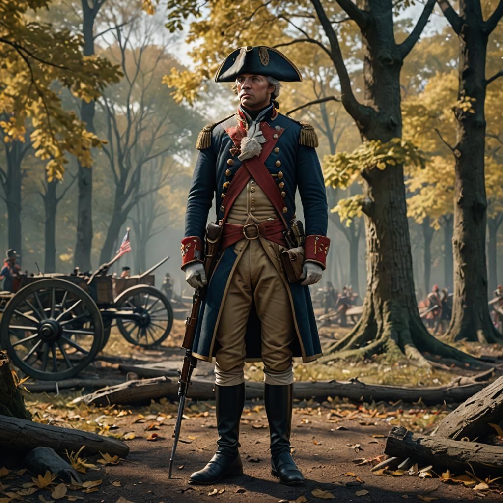 Revolutionary War Soldier Portrait in Unreal Engine 5