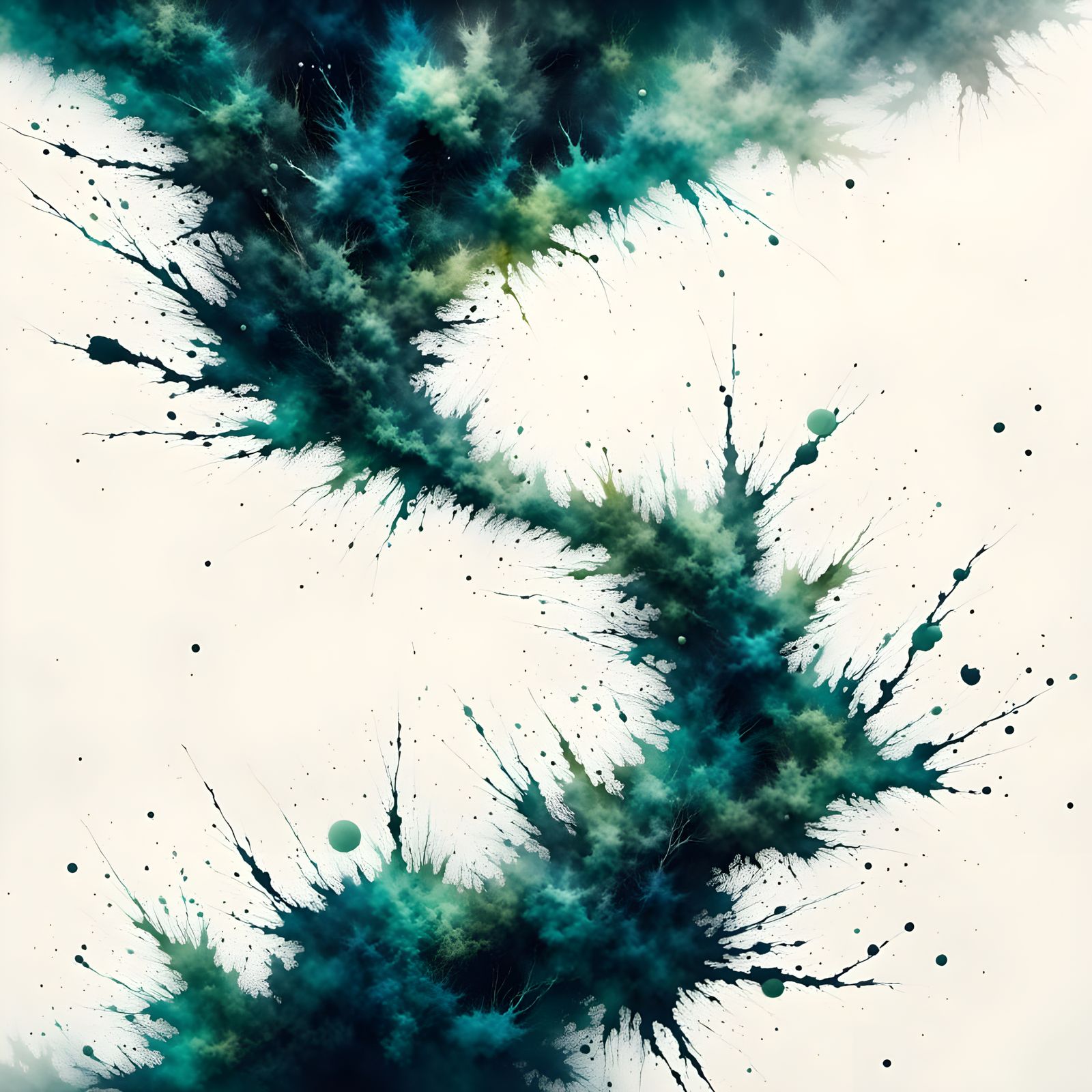 Ethereal Pathway in the Frenzied Dance of Leaves