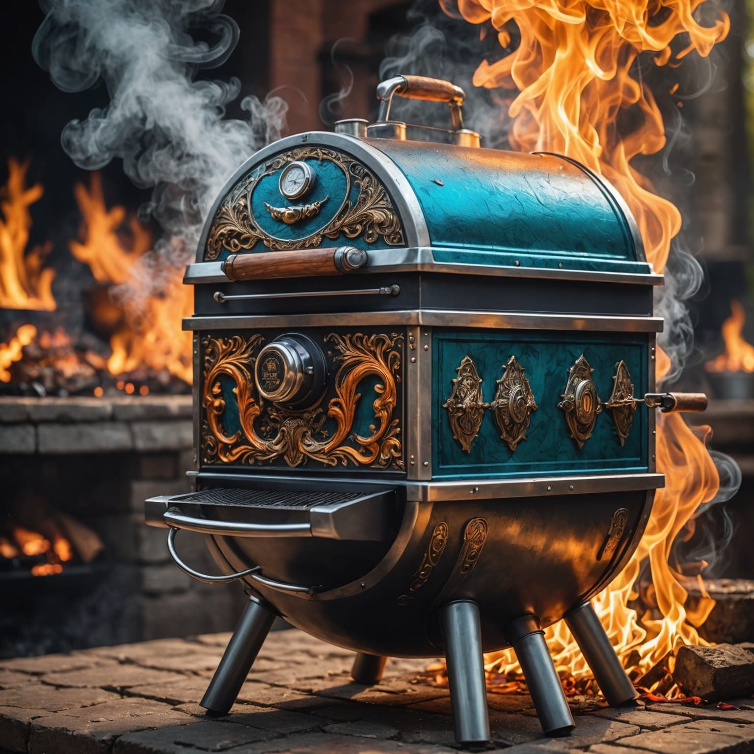 Majestic Smoker Grill Concept Art