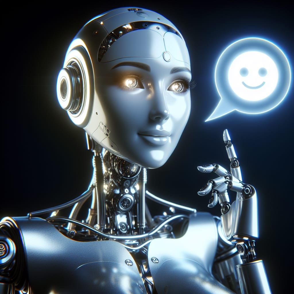 Visually Appealing Humanoid Robot Chatbot