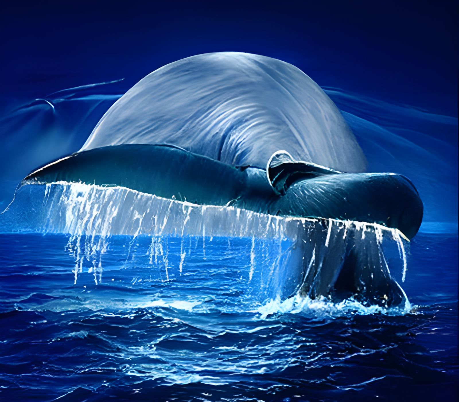 Pecksniffian Blue Whale Moon