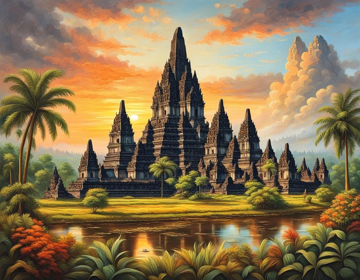 Candi Prambanan Java Indonesia