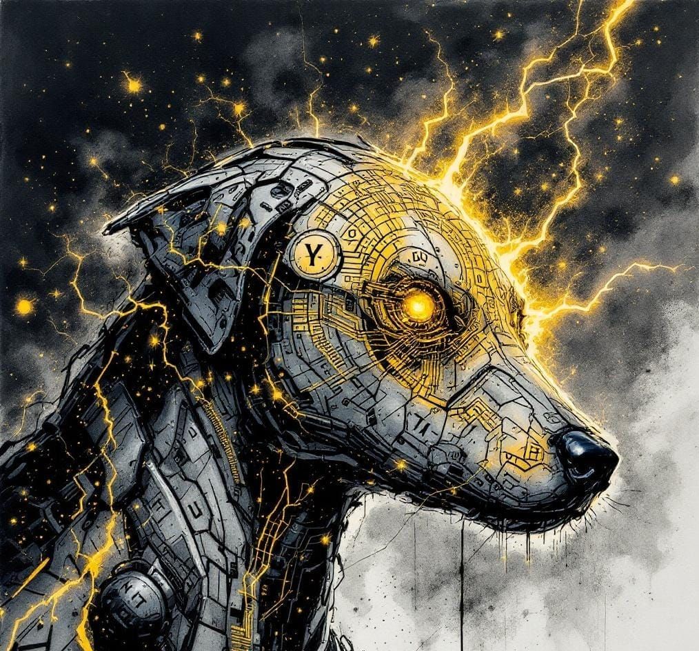 Magitech Automaton Dog in D&D Style