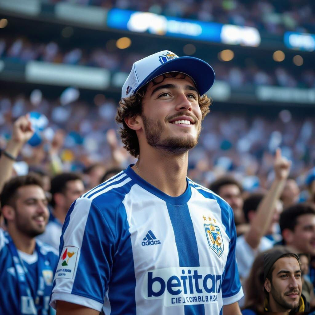 Man in Beitar Jerusalem Apparel