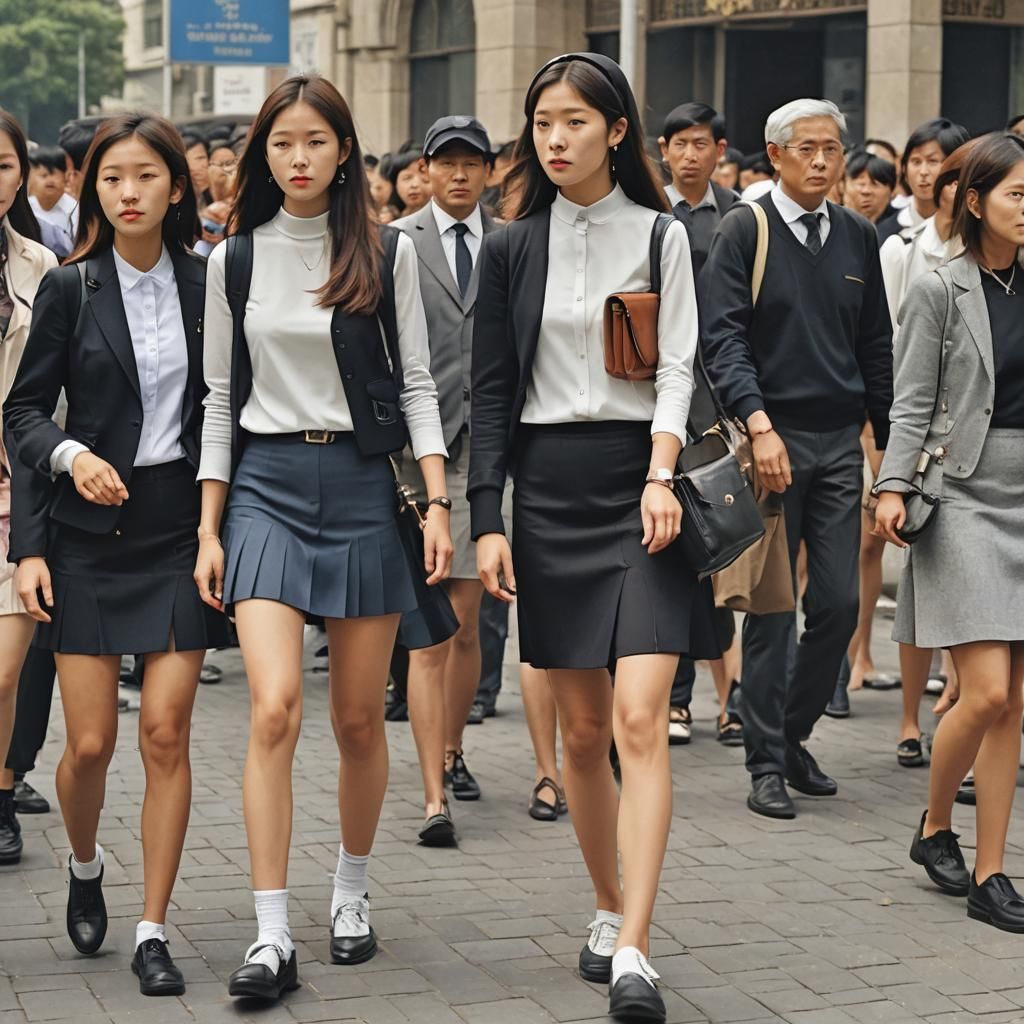 Religious Devotion Displayed in Miniskirts