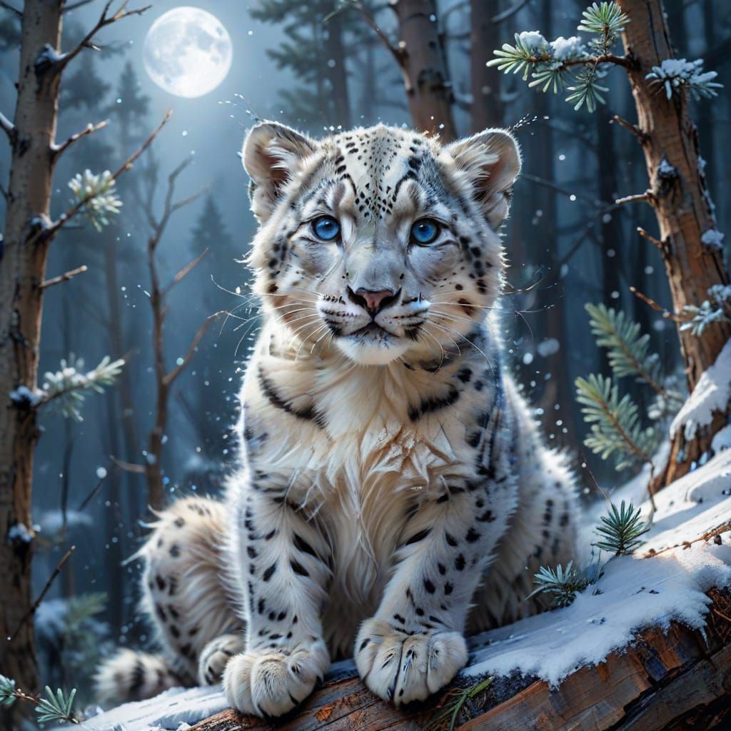 Snow leopard cub