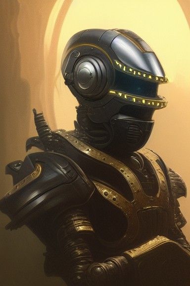 Robotic Platypus Naval Commander in Hyperrealistic Style