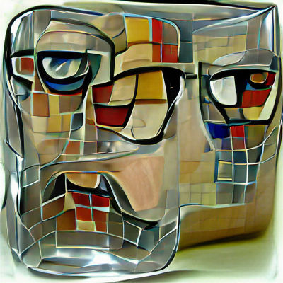 Distorted Face Pressed Against Glass