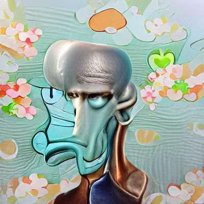 Handsome Anime Squidward Fanart